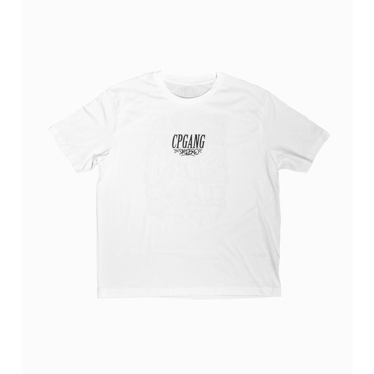 T-Shirt CP + Dyedbro bianco taglia S