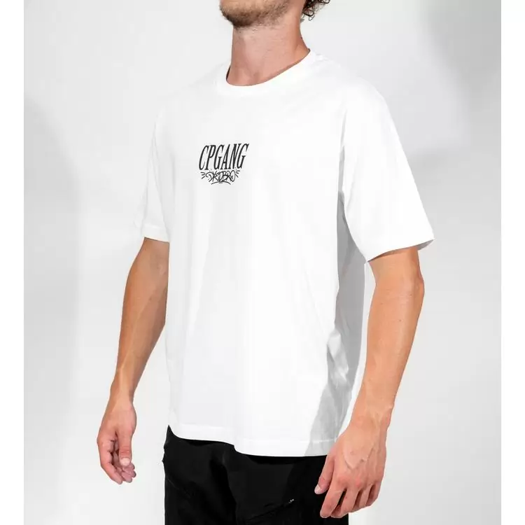 T-Shirt CP + dyedbro branco tamanho L #2