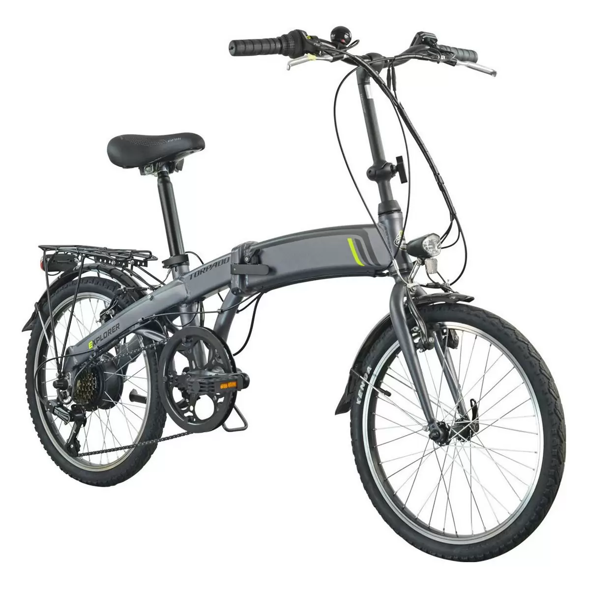Foldable E-Bike T350 Explorer 20'' 6s 374Wh Bafang Black #1