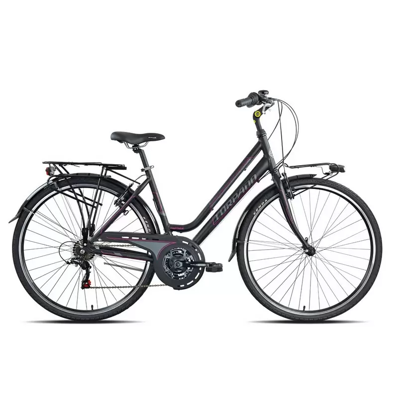 City Bike Partner Next T431 Woman 28'' 21s Black/Purple Size M - image