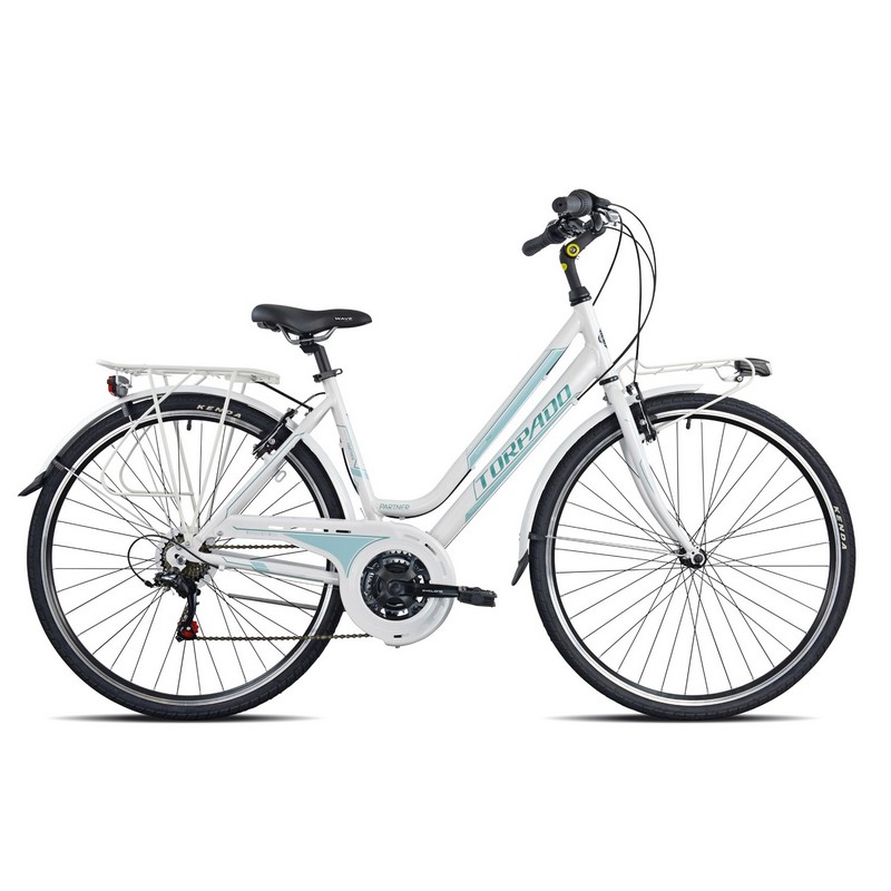 City Bike Partner Next T431 Woman 28'' 21s White/Light Blue Size M