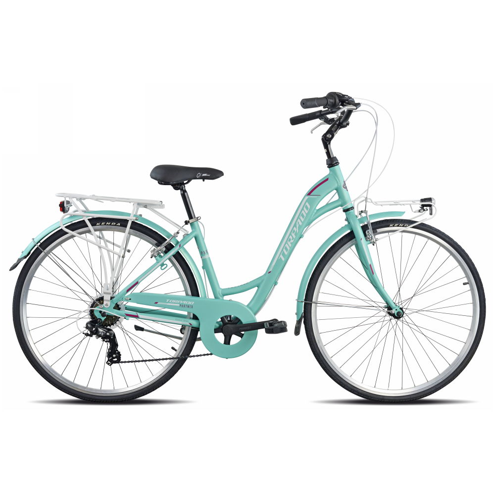 City Bike Partner T441 Woman 28'' Shimano 6s Sea Blue Size M