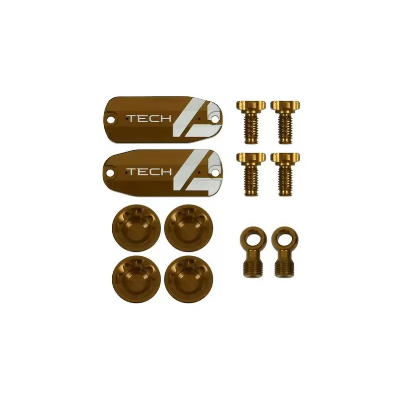 Kit de raccords et couvercles de rechange pour Tech 4 E4 4 pistons Bronze - image