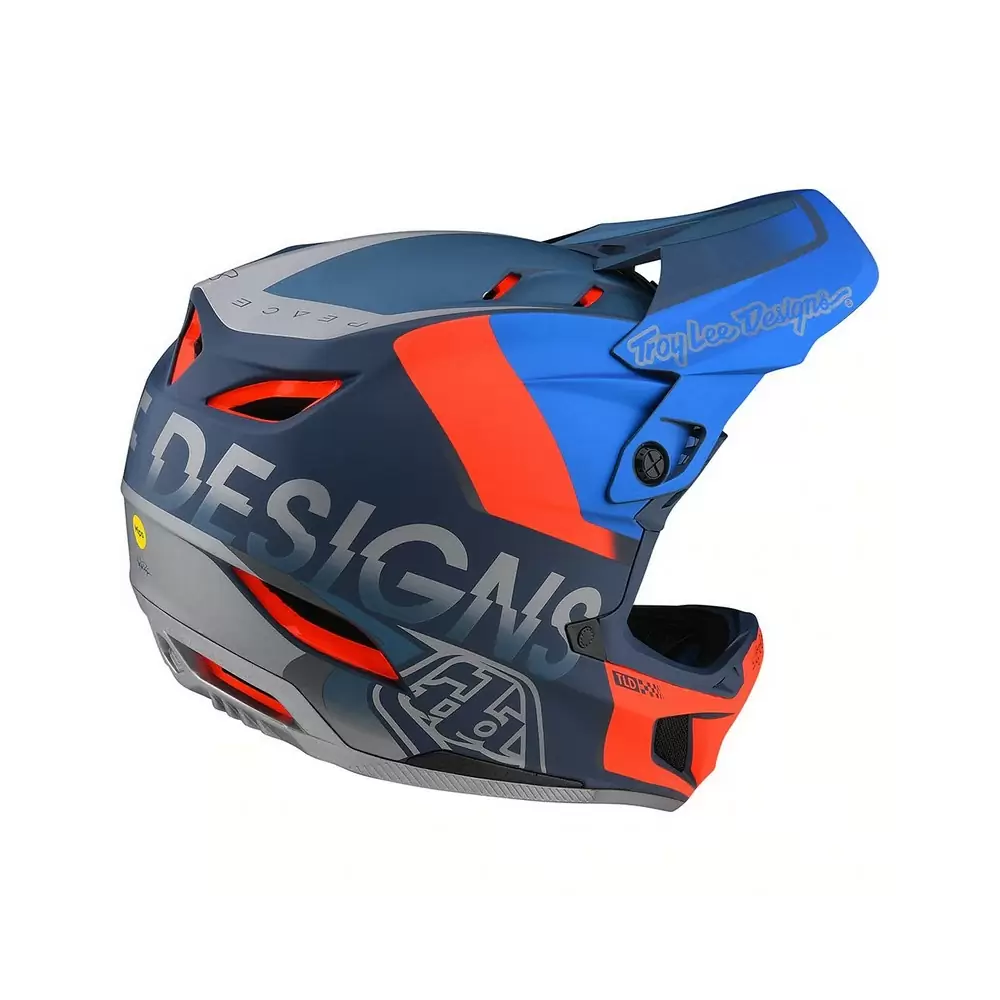Full Face MTB Helmet D4 Composite MIPS Qualifier Slate Red Size M (57-58cm) #5