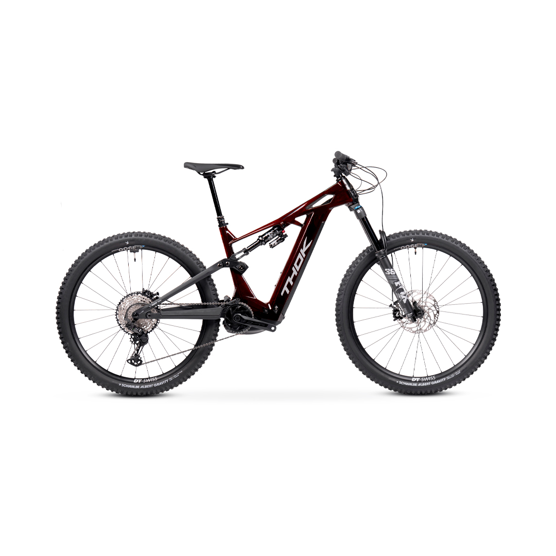 TP4-S 29 '' 160 mm 12V 800WH Línea de rendimiento Bosch CX Forged Red 2025 Tamaño s