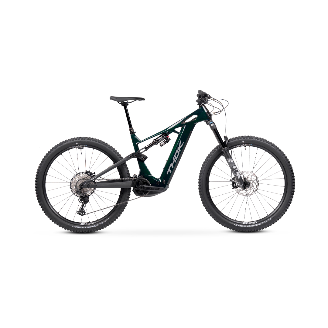TP4-S 29 '' 160 mm 12V 800WH Línea de rendimiento Bosch CX Dragon Green 2025 Tamaño s