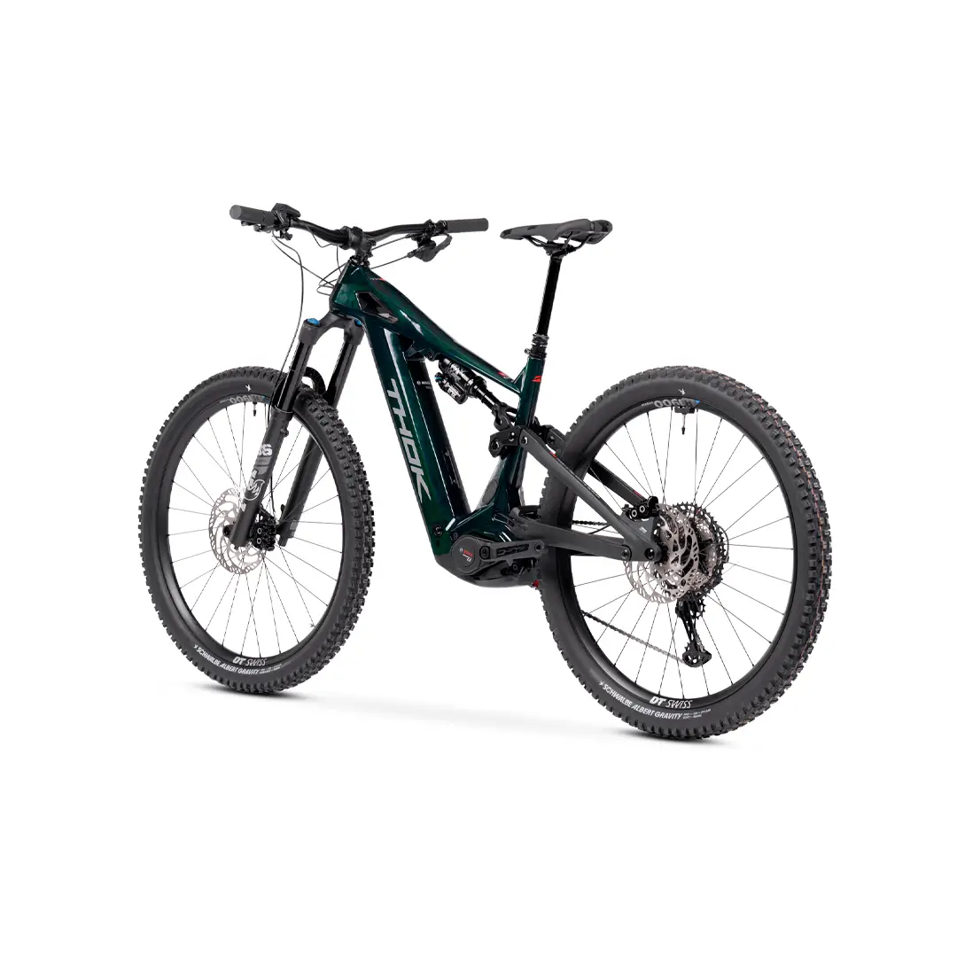 TP4-S 29 '' 160 mm 12V 800WH Línea de rendimiento Bosch CX Dragon Green 2025 Tamaño s #6
