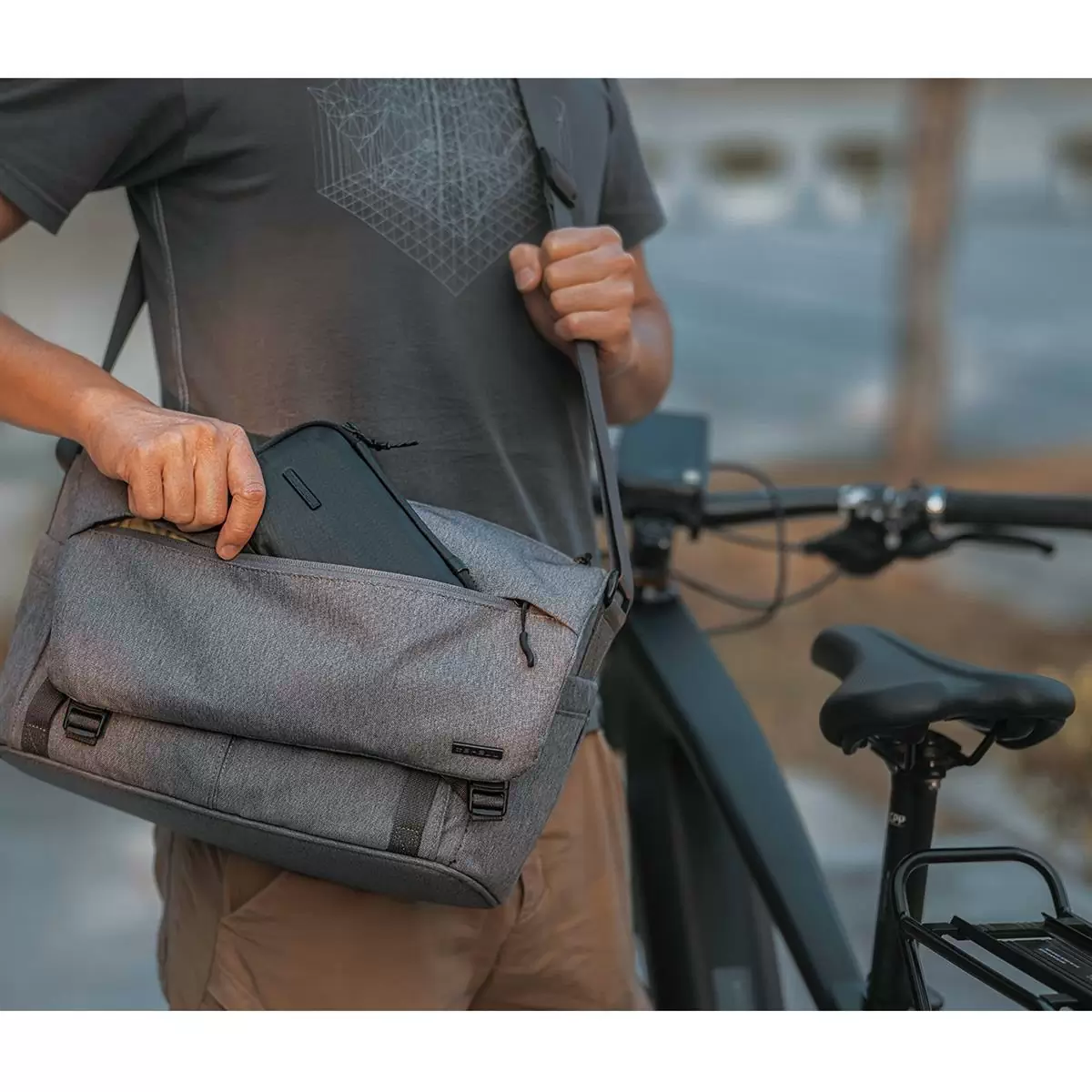 Funda para bicicleta de carretera Topeak negroplateado