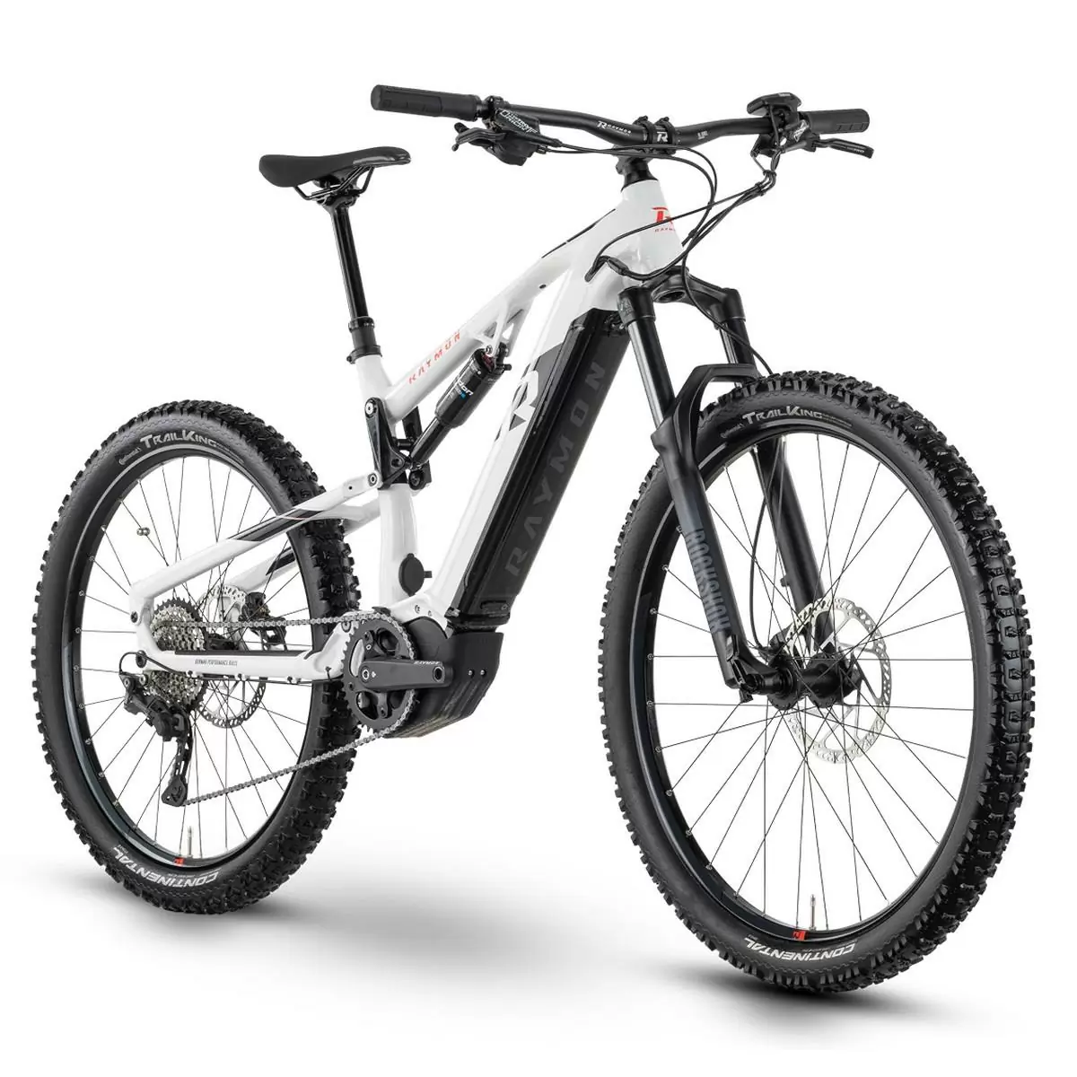 TrailRay 140E 7.0 29/27.5'' 140mm 10v 630Wh Yamaha PW-X2 Bianco/Rosso taglia M - image