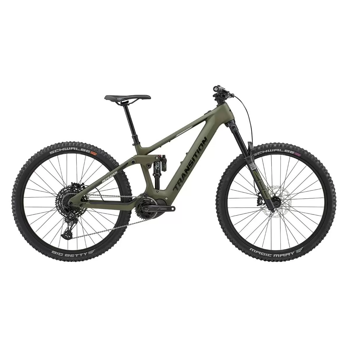 Repeater Carbon NX 29'' 160mm 12v 630Wh Shimano EP8 Mossy Green 2022 Taglia S - image