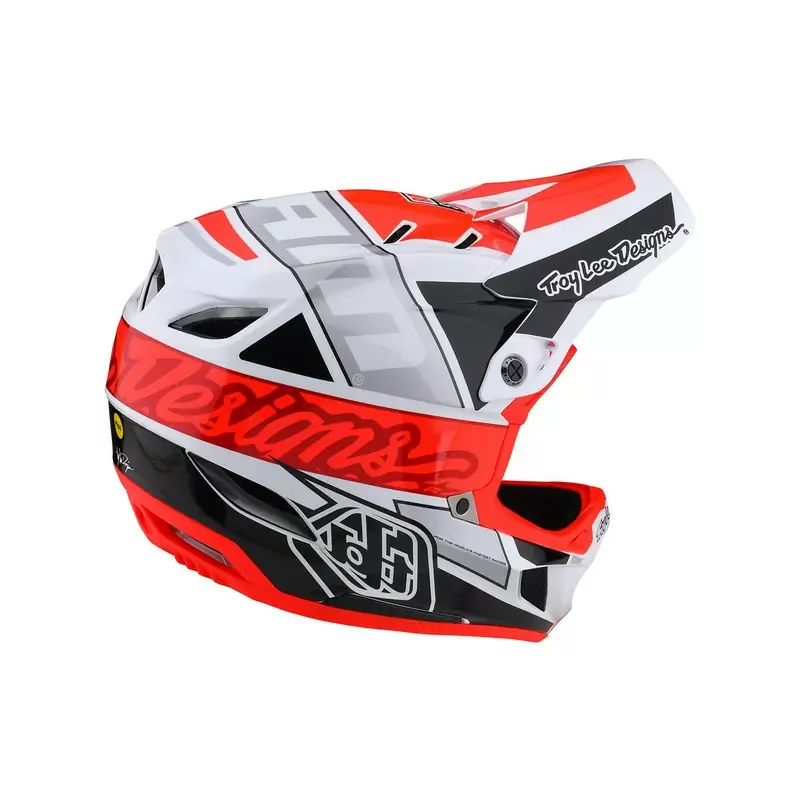 Full Face MTB Helmet D4 Composite MIPS Team Sram White/Red Size S (55-56cm) #5