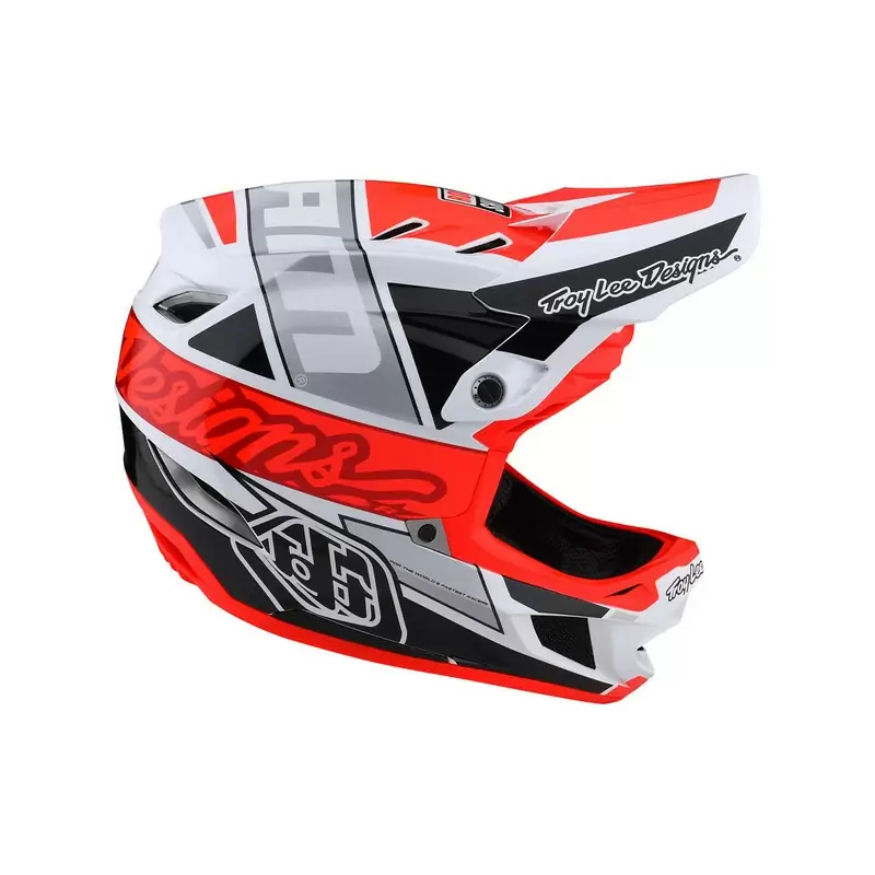 Full Face MTB Helmet D4 Composite MIPS Team Sram White/Red Size S (55-56cm) #6