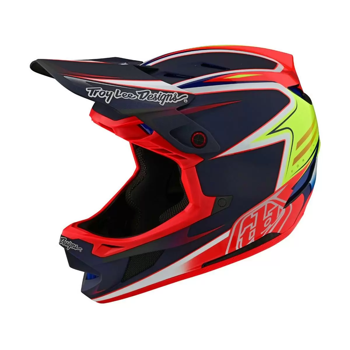 Full Face MTB Helmet D4 MIPS TeXtreme Carbon Stealth Black/Red Size L (58-59cm) #1