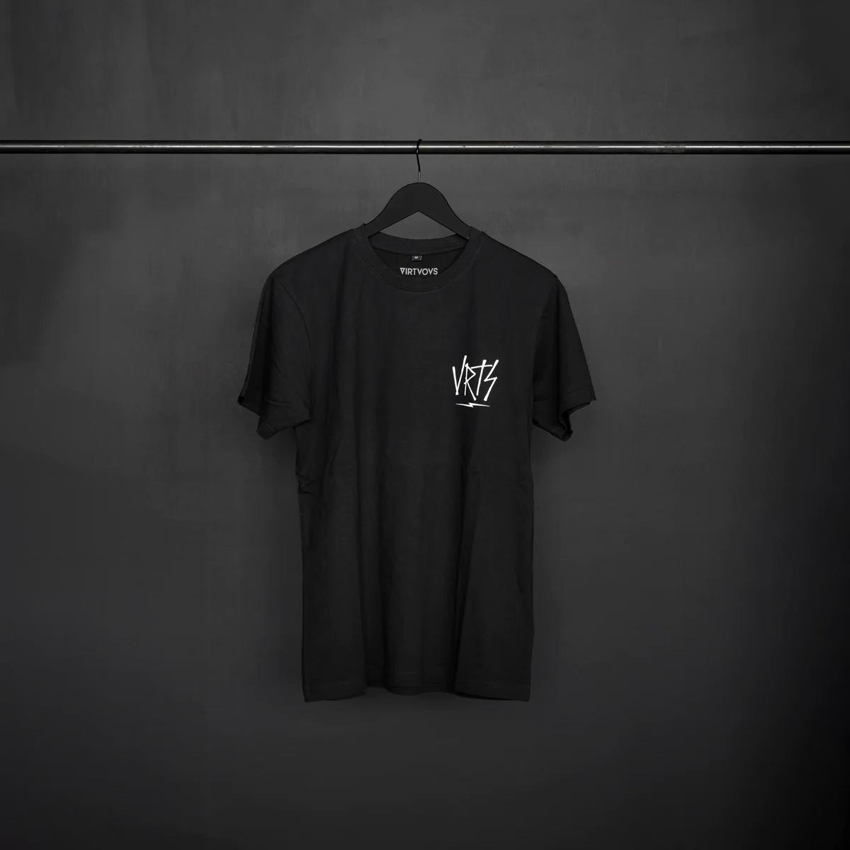 T-shirt Slash Big Logo Black Size M