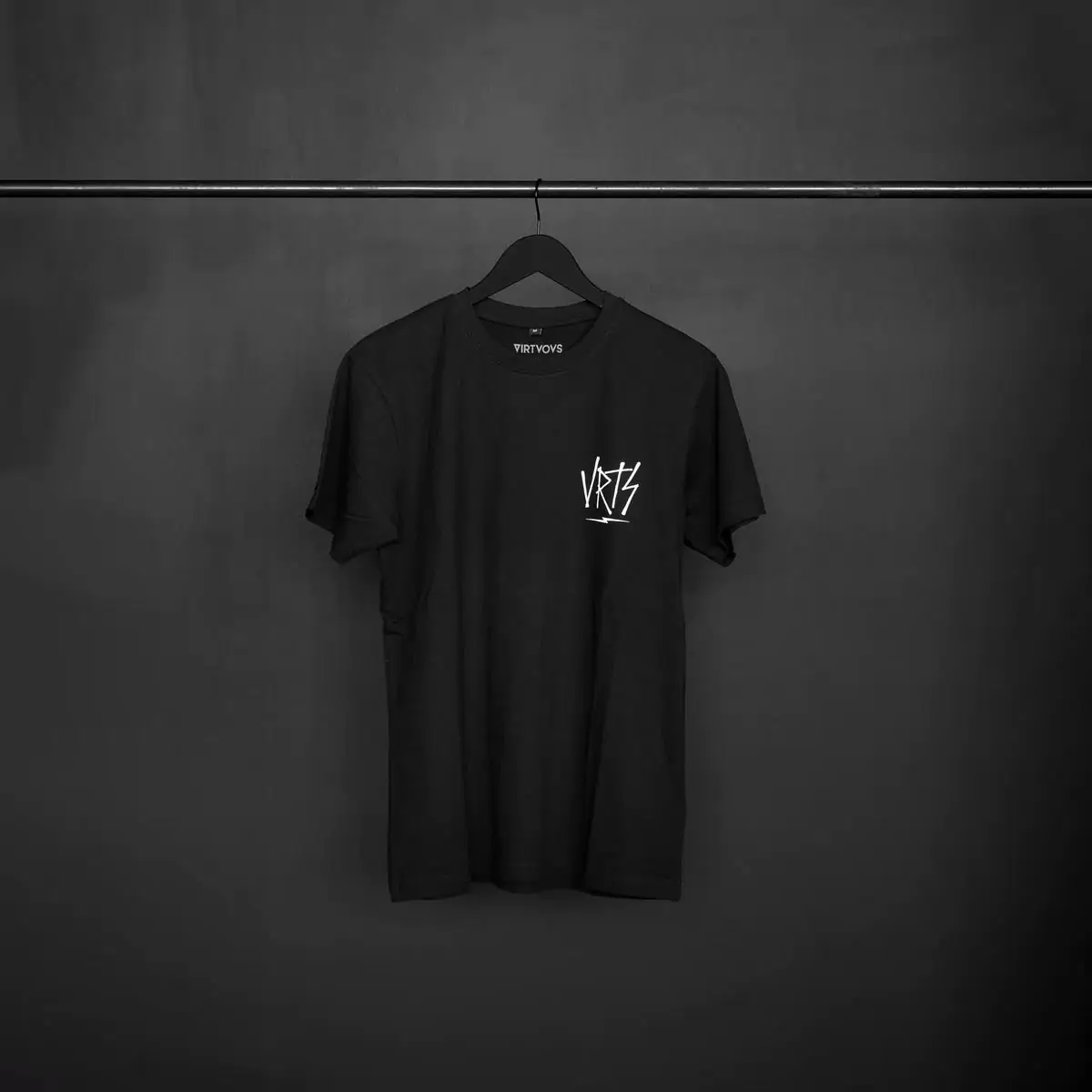 T-shirt Slash Big Logo Noir Taille L - image