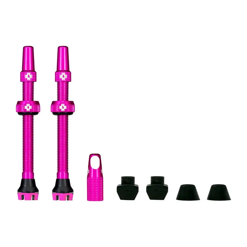 Coppia Valvole Rubeless V2 60mm Rosa - image