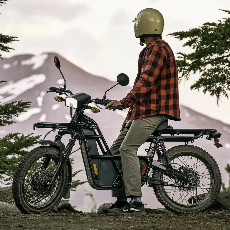 Moto Elettrica 2x2 Adventure Bike Omologabile Nero #5