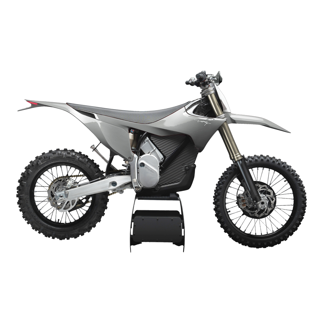 Moto Elettrica Stark VARG EX 21/18'' 80cv Freno A Manubrio Grigio - Omologabile