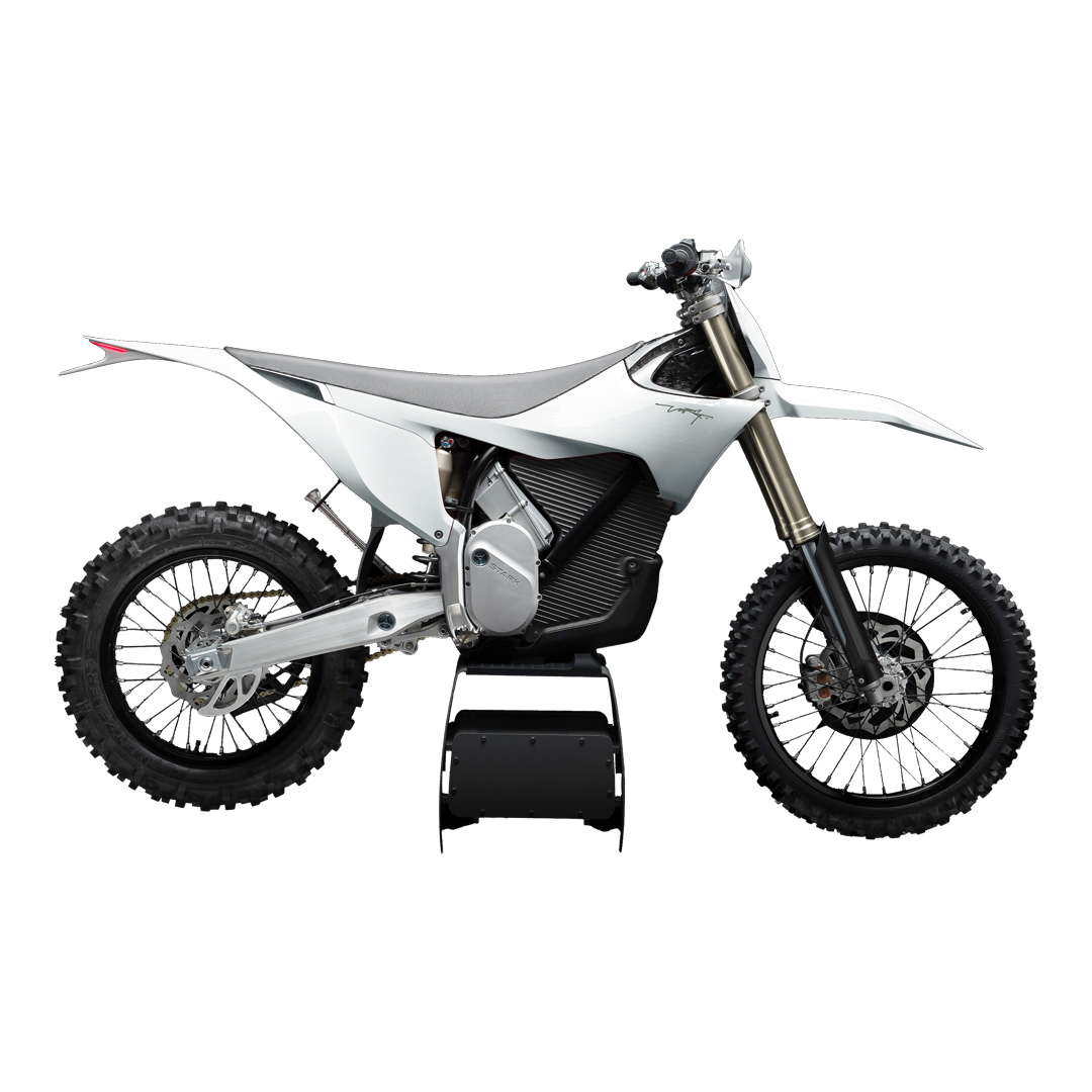 Moto Elettrica Stark VARG EX 21/18'' 80cv Freno A Pedale Bianco - Omologabile