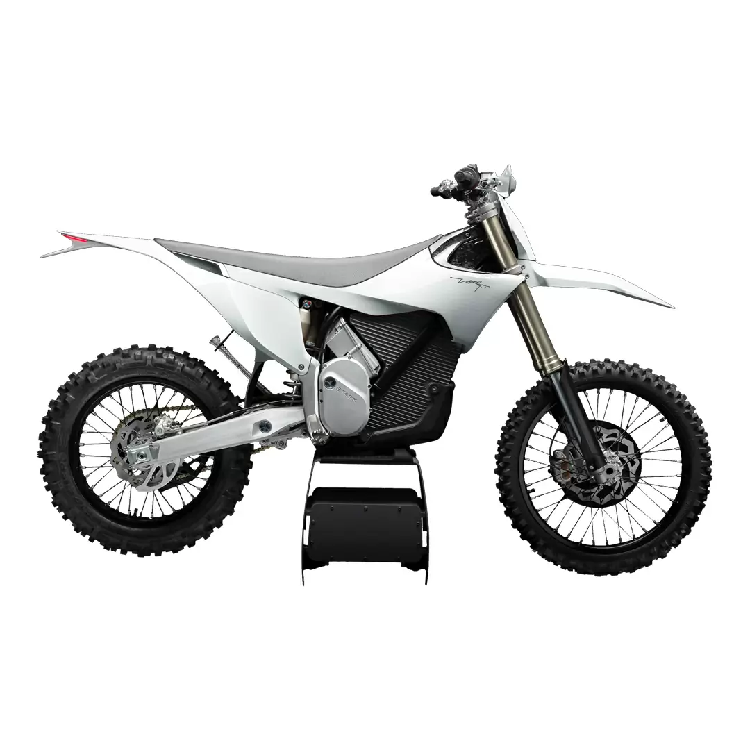 Moto Elettrica Stark VARG EX 21/18'' 80cv Freno A Pedale Bianco - Omologabile - image