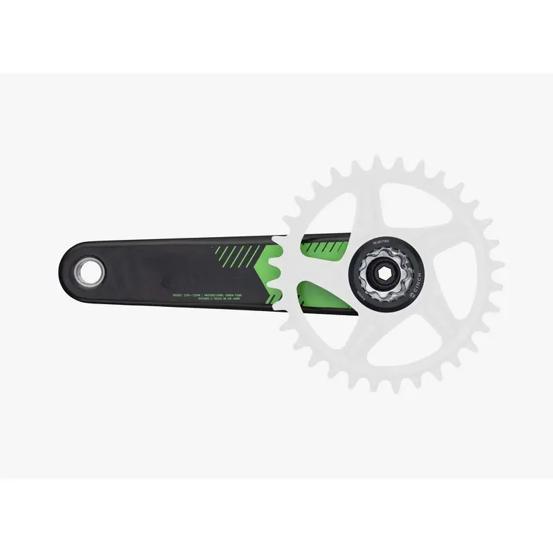 Carbon Pigarelle era 30x136mm Crown Crown Crech Carbon/Verde 165mm #1