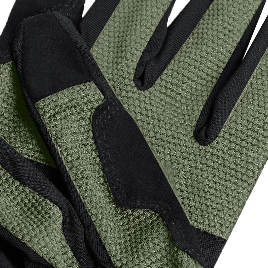 MTB Loop Full Finger Green Green Gloves #3