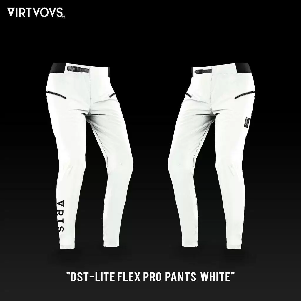 Pantaloni Lunghi MTB DST Lite Flex Pro Bianco Taglia XXS - image