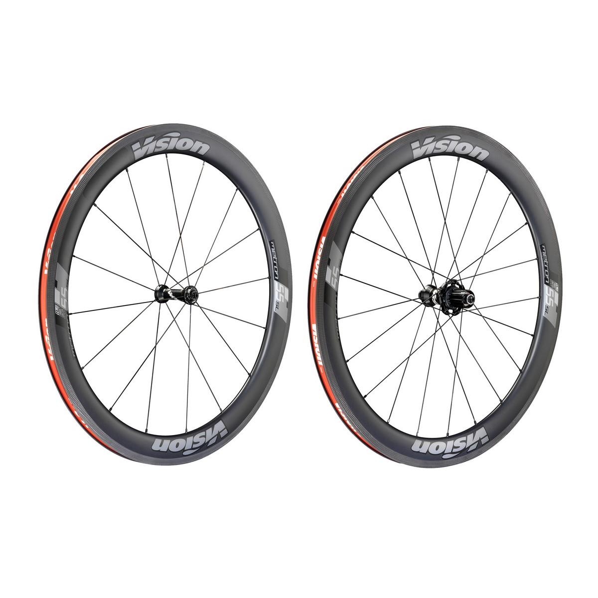 Juego de ruedas tubulares METRON 55 SL 55mm para Shimano 10/11 velocidades