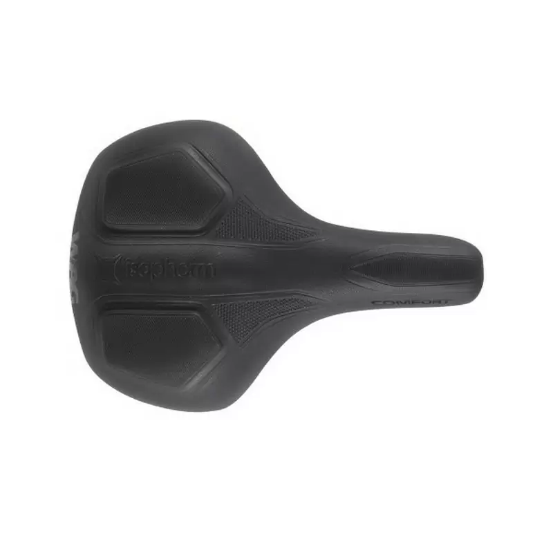 Comfort Saddle Man Specific For E-bike With Isophorm Technology Black - image