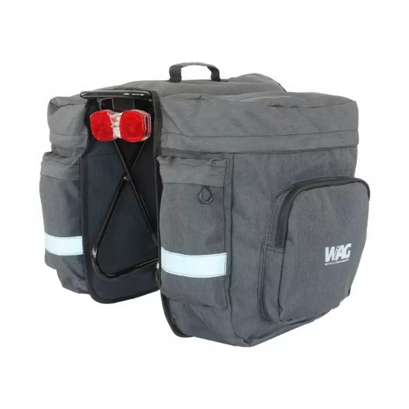 Pair of Rear Bags HOLIDAY Gray 28L - image
