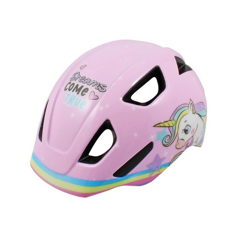 FUN KID Unicorn Child Helmet Pink Size S (53-56cm)