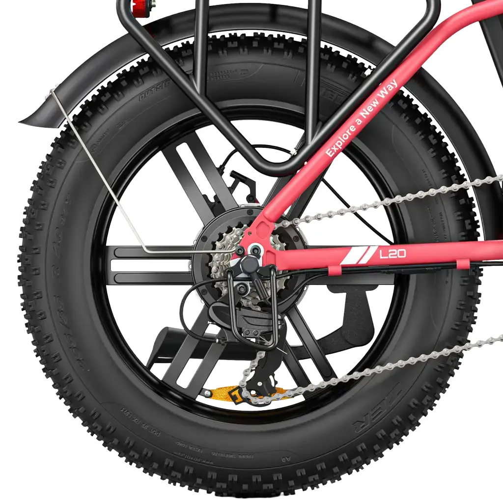 Fat bike l20 boost 20 '' 7v 624wh red single size #3