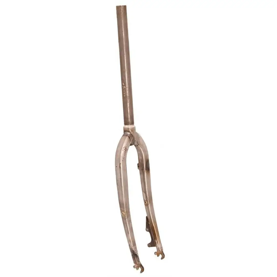 Fourche Acier VTT 26'' 1-1/8 Potence Ahead Disque Tige 350mm Attache Rapide - image