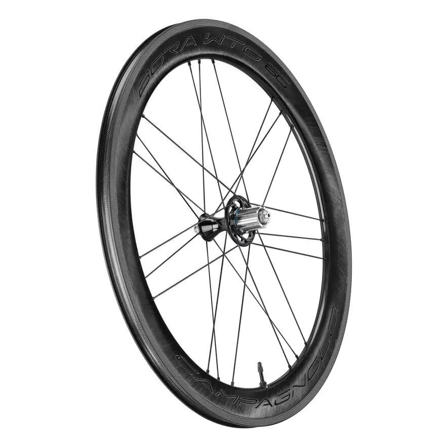 Coppia ruote BORA WTO 60 c19 tubeless ready 2-Way Fit Shimano 11v Grafica Nera #5