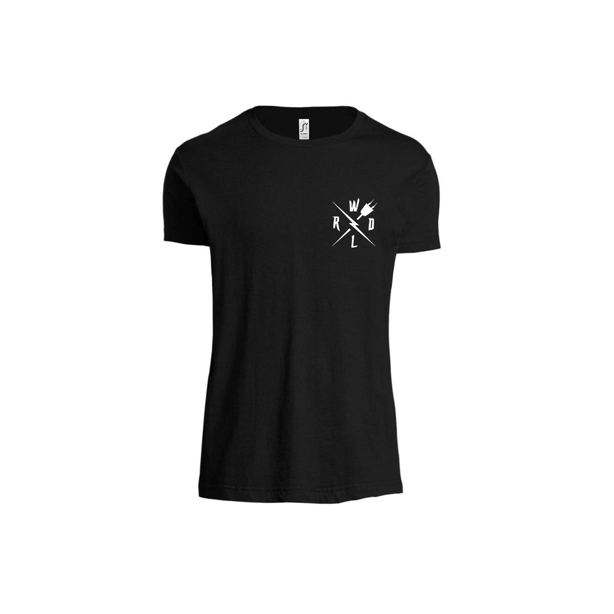 Maglietta T-Shirt Crew Nero Taglia XL