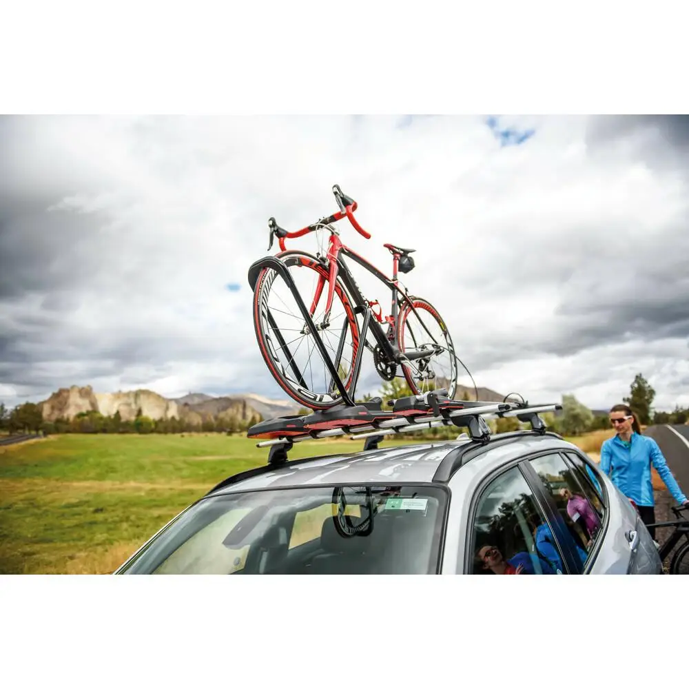 Suporte de Teto HighRoad Extended Fixação da Roda Dianteira Para 1 Bicicleta Preto #3