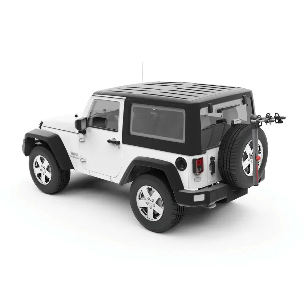 Suporte Traseiro para Bicicletas Todo Terreno Fixação no Pneu Sobressalente 2 Bicicletas #1