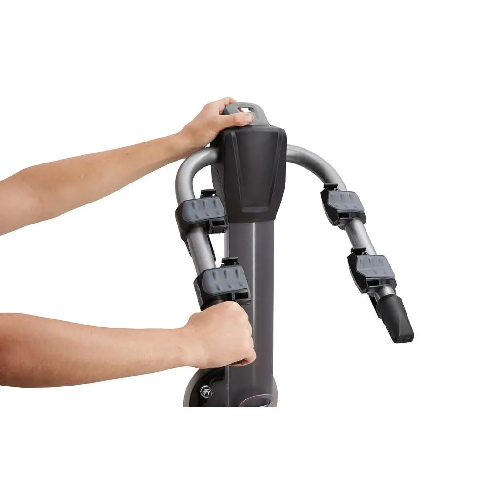 Suporte Traseiro para Bicicletas Todo Terreno Fixação no Pneu Sobressalente 2 Bicicletas #5