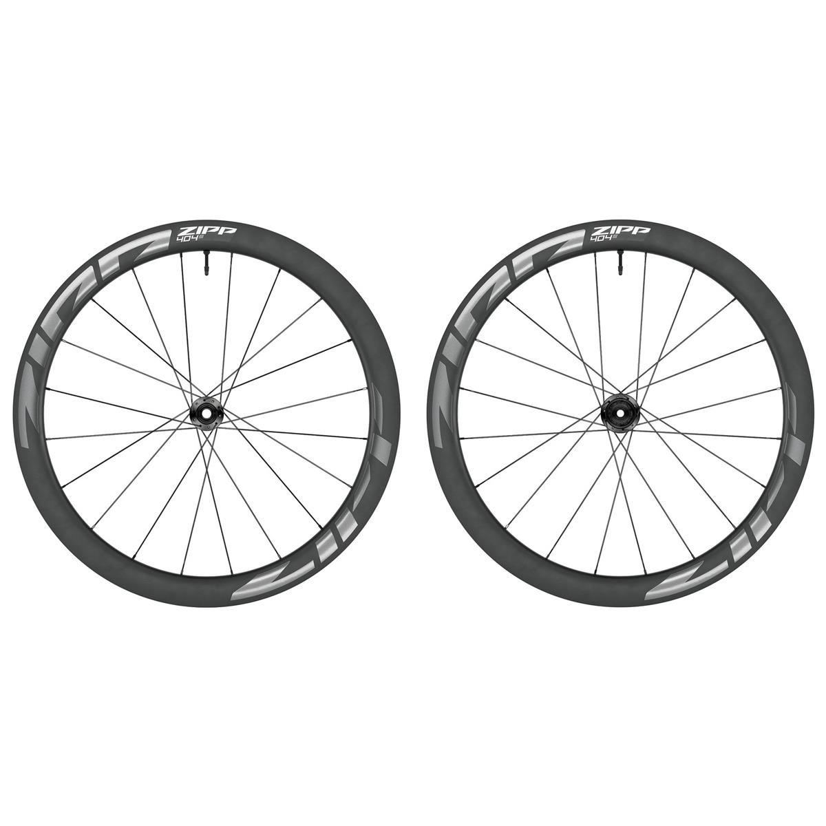 Coppia Ruote Strada 404 S 28'' Disc 12x100/12x142mm Nero/Bianco Corpetto HG 11/12v