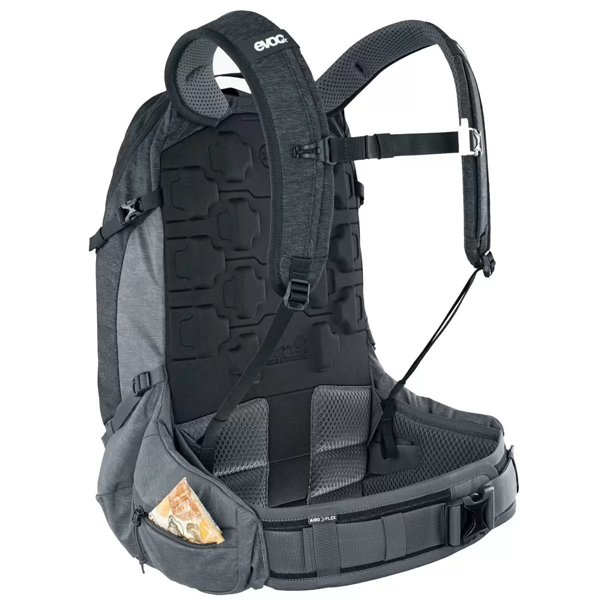 Trail Pro 26 liter backpack black - carbon gray with back protector size L/XL #2
