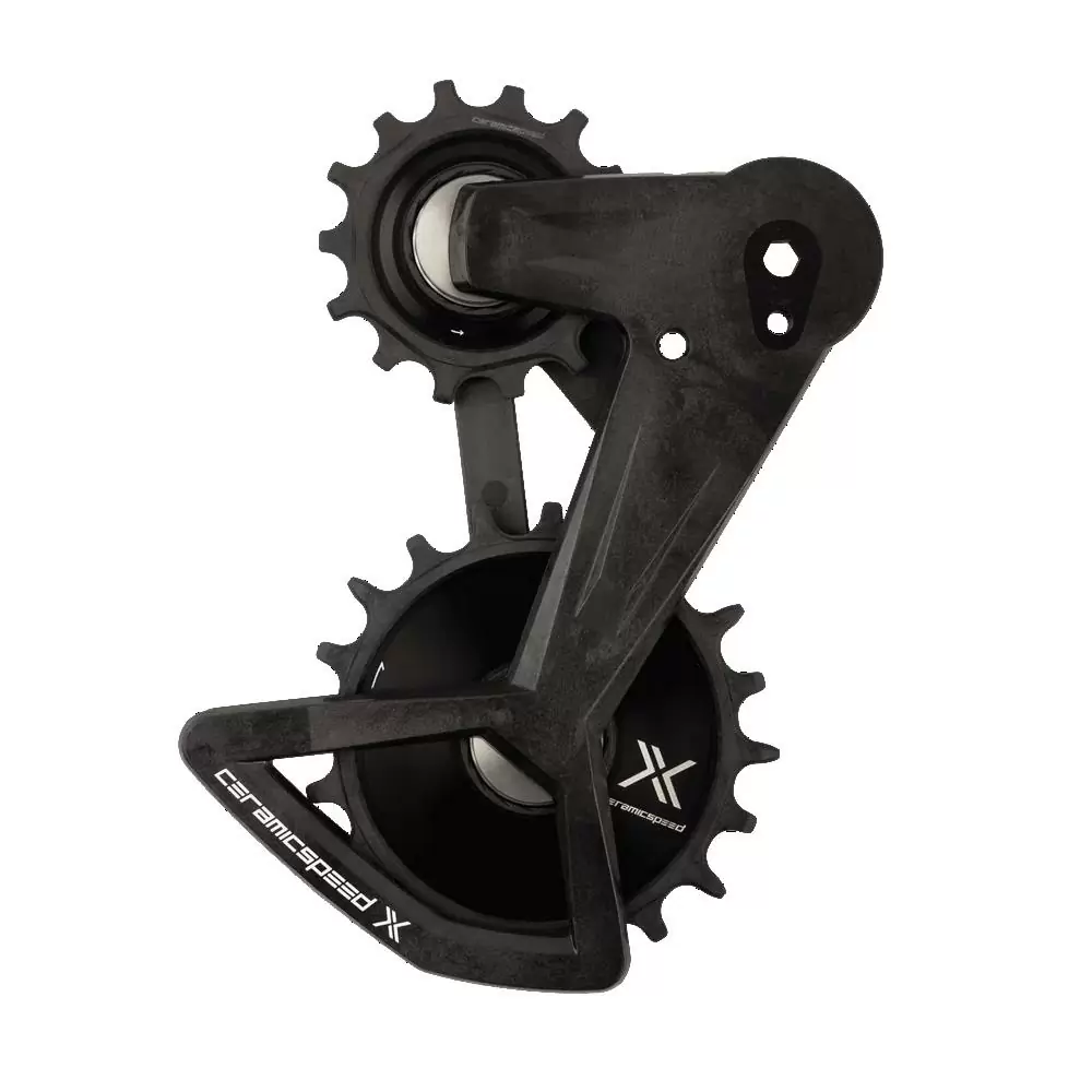 Gabbia Cambio E Pulegge Oversized OSPW X ALPHA Per SRAM Eagle Transmission Nero - image