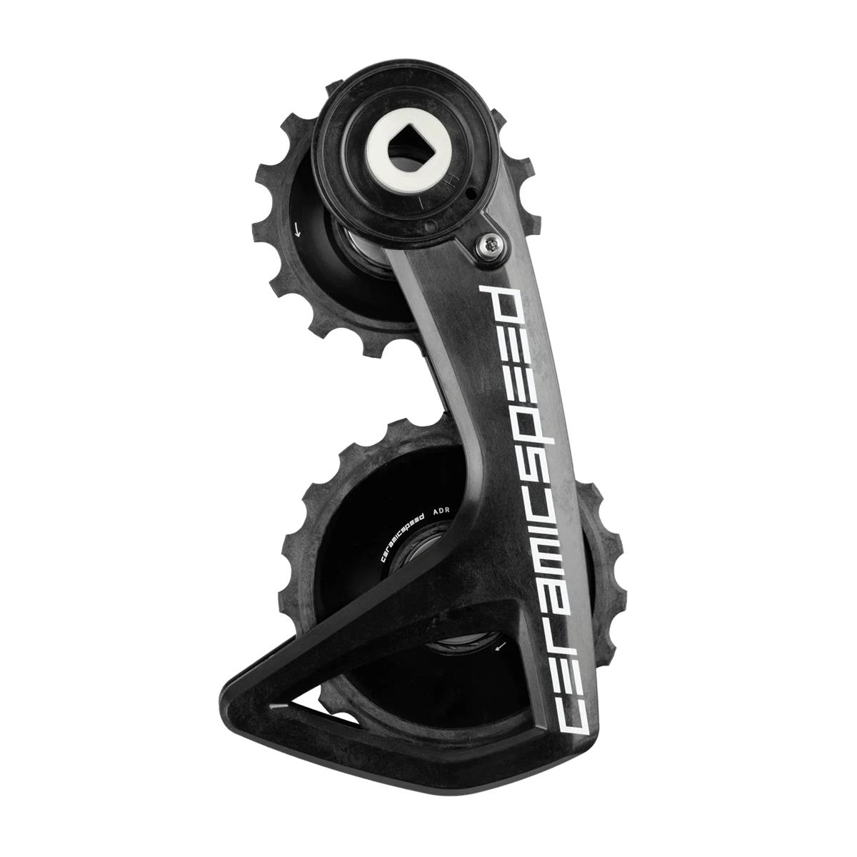 Gabbia Cambio E Pulegge Oversized OSPW RS ALPHA TEAM Edition Per Sram Red / Force AXS Nero