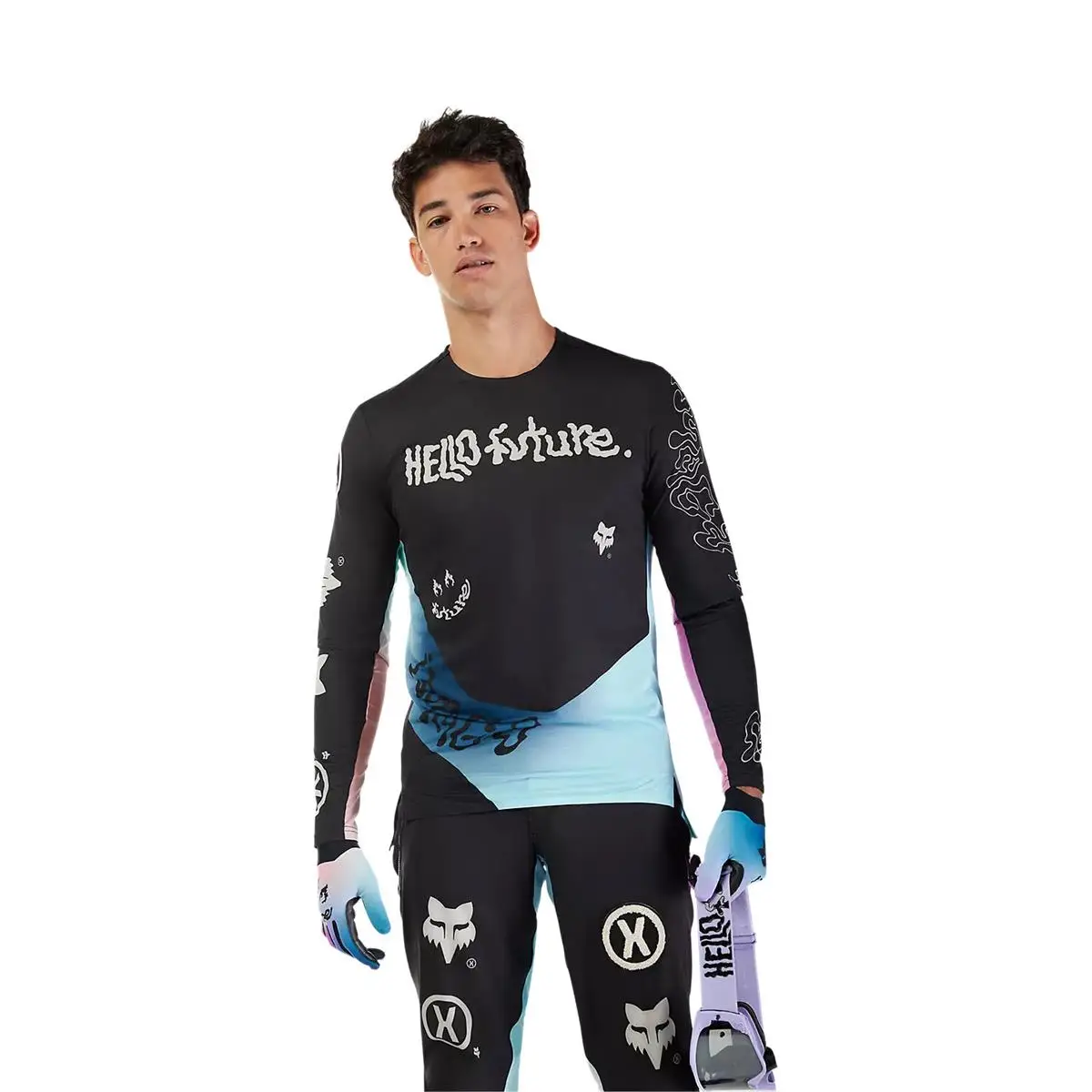 Maglia MTB Maniche Lunghe Flexair Hello Future Taglia S #2