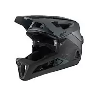 casco integrale mtb 4.0 enduro con mentoniera rimovibile nero taglia s (51-55cm) nero