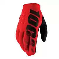 brisker winter gloves red size s red