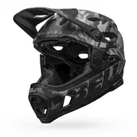 helmet super dh mips black camo 2021 size m (55-59cm) black
