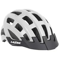 helmet compact white one size (54-61) white