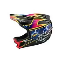 full face mtb helmet d4 mips textreme carbon stealth lightning size s (55-56cm) multicolor
