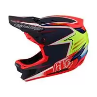 full face mtb helmet d4 mips textreme carbon stealth black/red size m (57-58cm) Black/Red