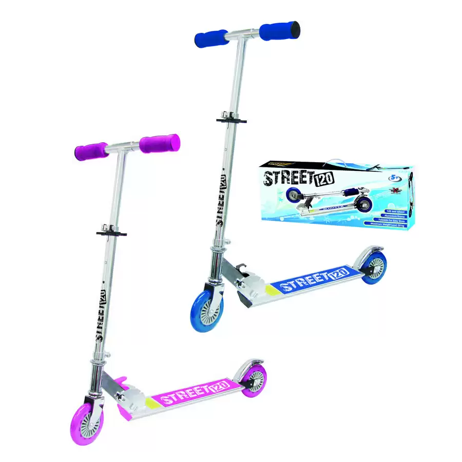 foldable scooter street 120 blue Sport1 Scooter 